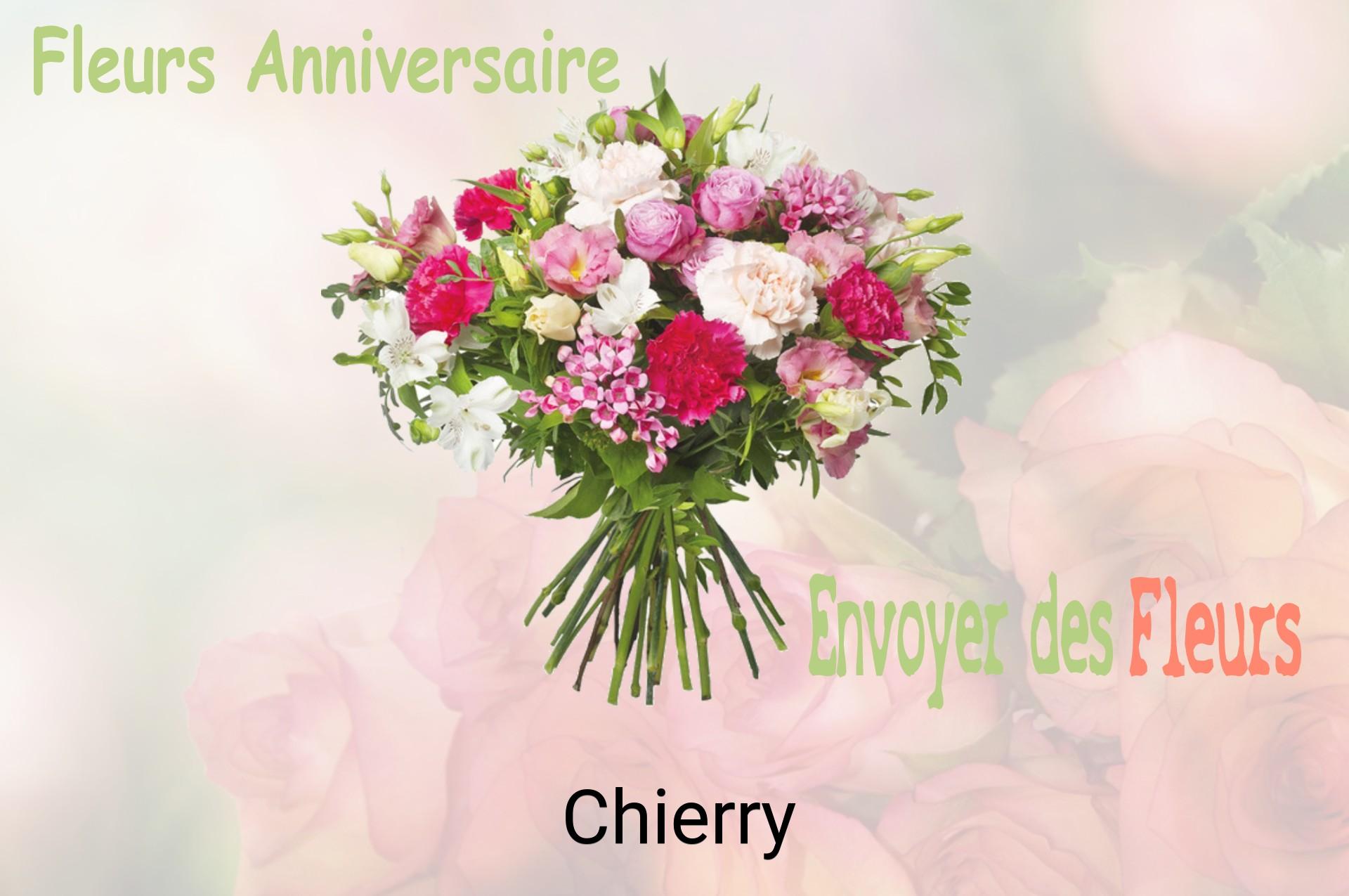 Bouquet de fleurs d’anniversaire livré à Chierry