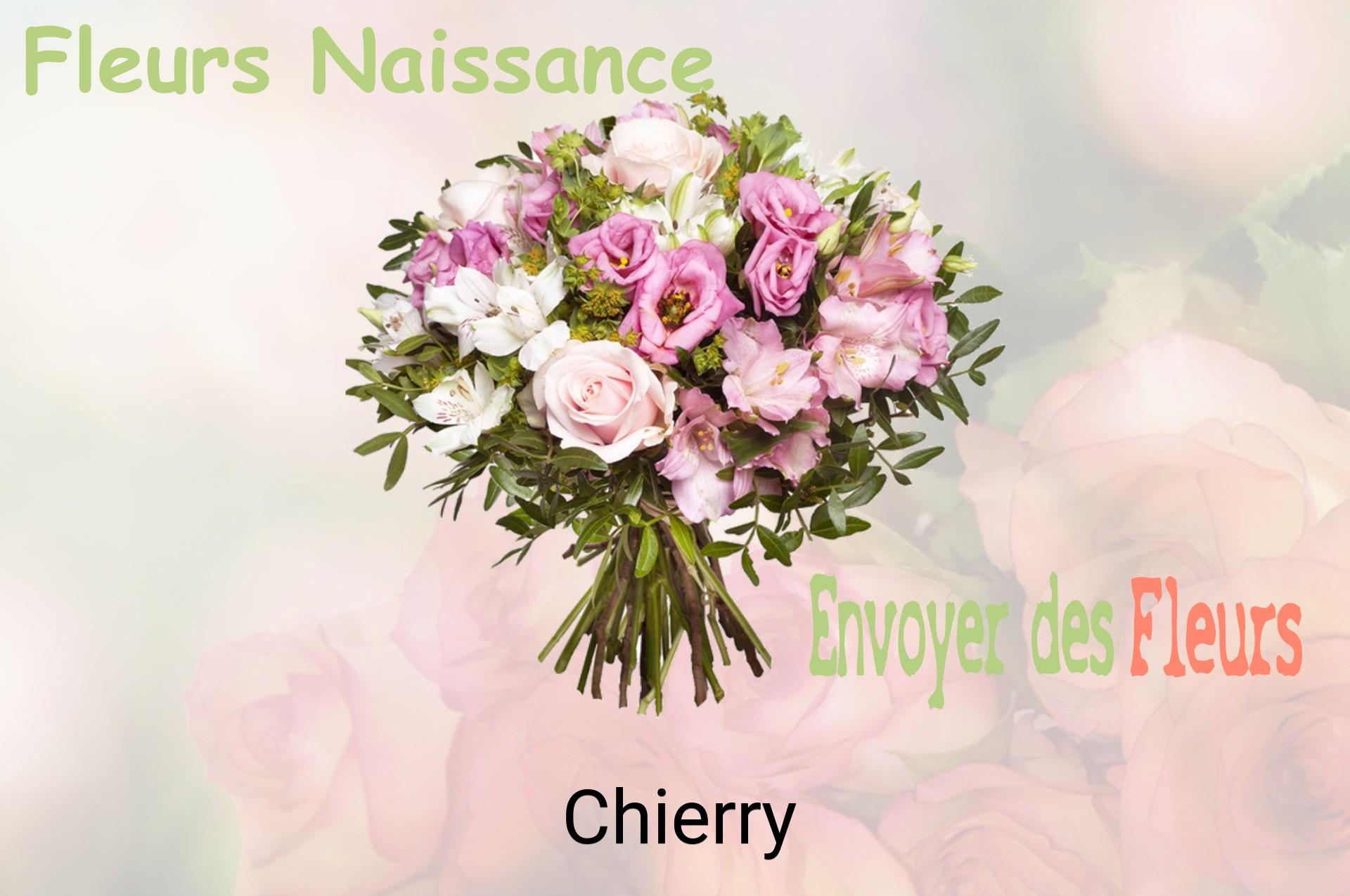 Bouquet de fleurs de naissance livré à Chierry